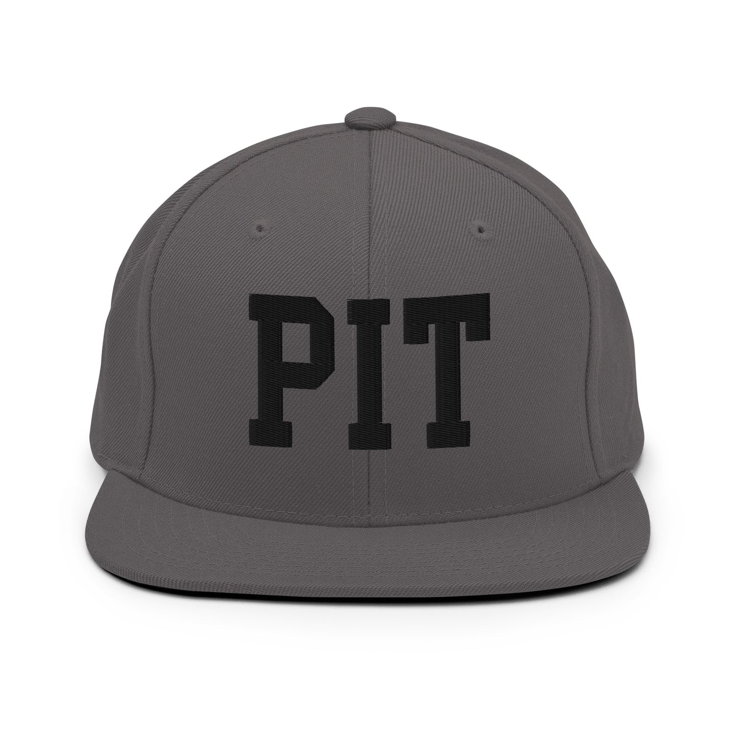 College-Style Classic Snapback Hat • Black • PIT Pittsburgh Souvenir • YHM Designs - Image 15