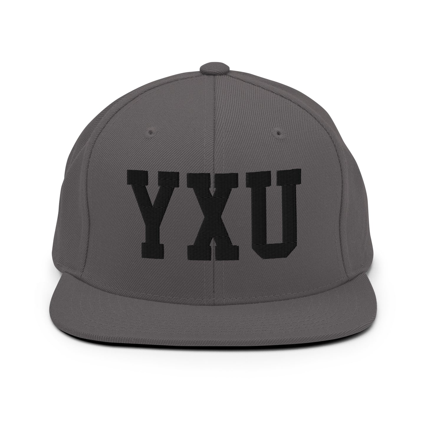 College-Style Classic Snapback Hat • Black • YXU London Souvenir • YHM Designs - Image 15