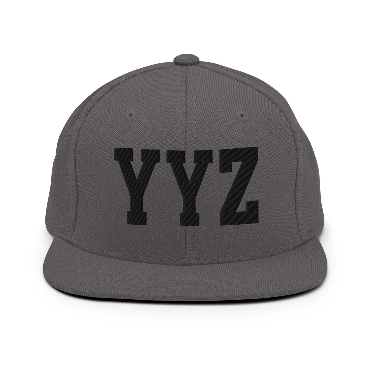 College-Style Classic Snapback Hat • Black • YYZ Toronto Souvenir • YHM Designs - Image 15