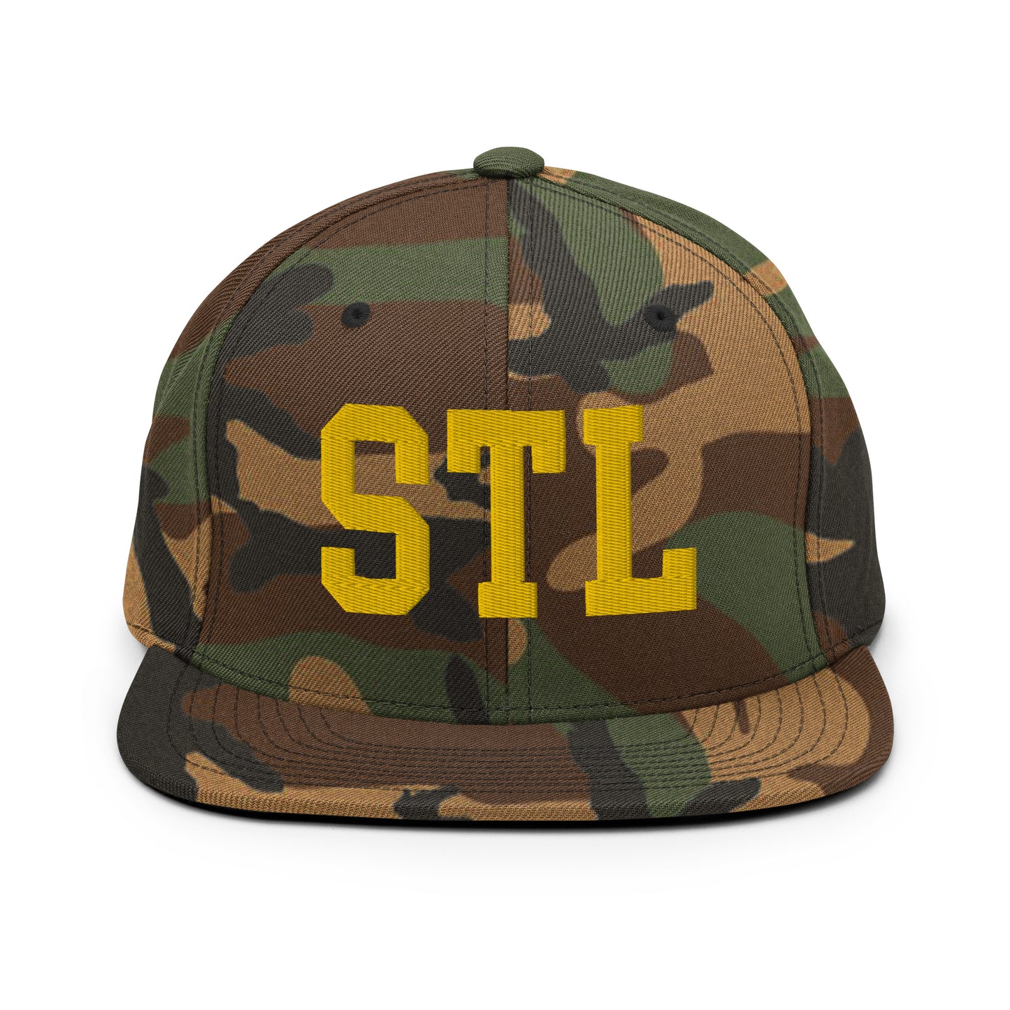 College-Style Classic Snapback Hat • Gold • STL St. Louis • YHM Designs - Image 22