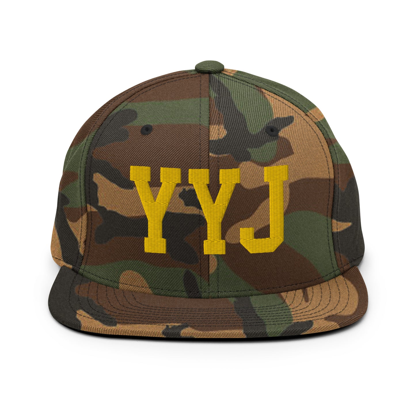 College-Style Classic Snapback Hat • Gold • YYJ Victoria • YHM Designs - Image 22