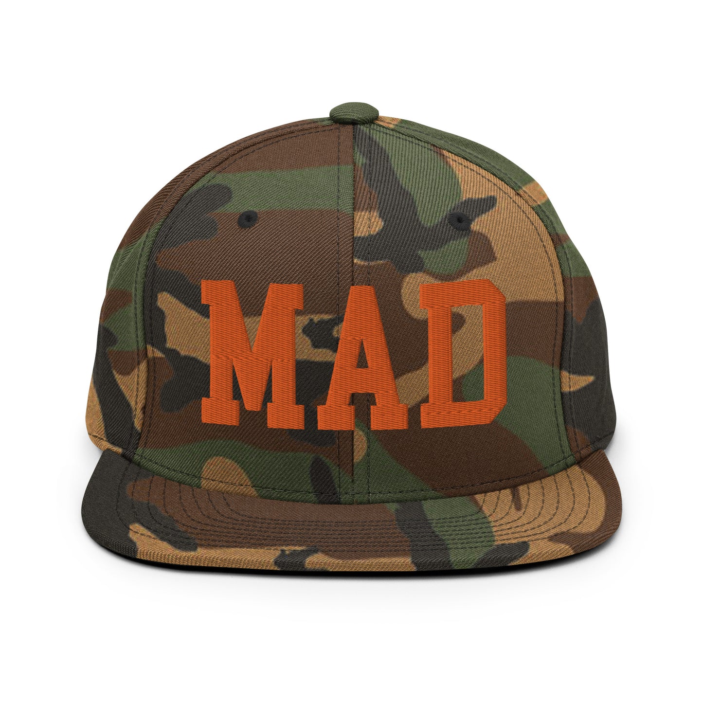 College-Style Classic Snapback Hat • Orange • MAD Madrid • YHM Designs - Image 30