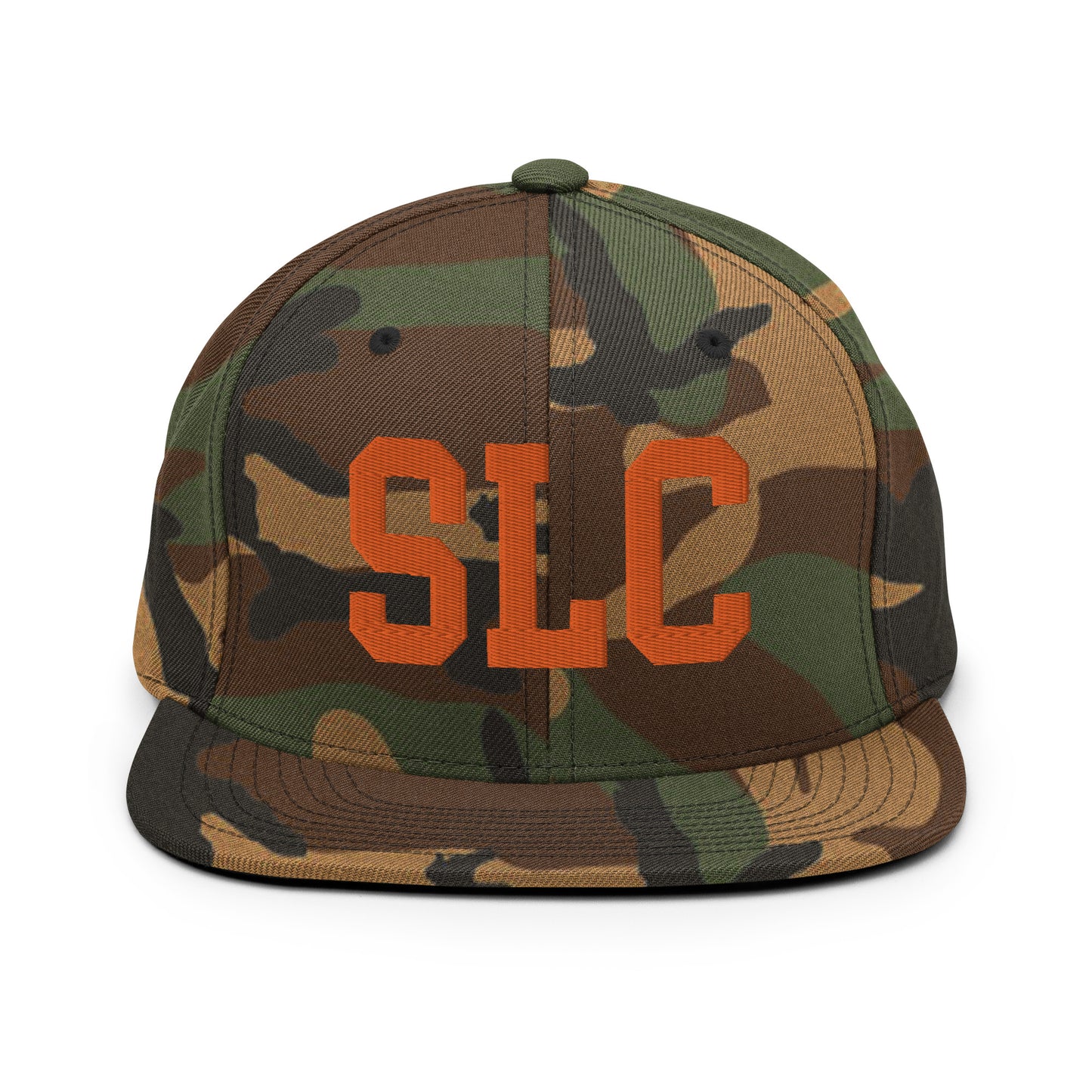College-Style Classic Snapback Hat • Orange • SLC Salt Lake City • YHM Designs - Image 30