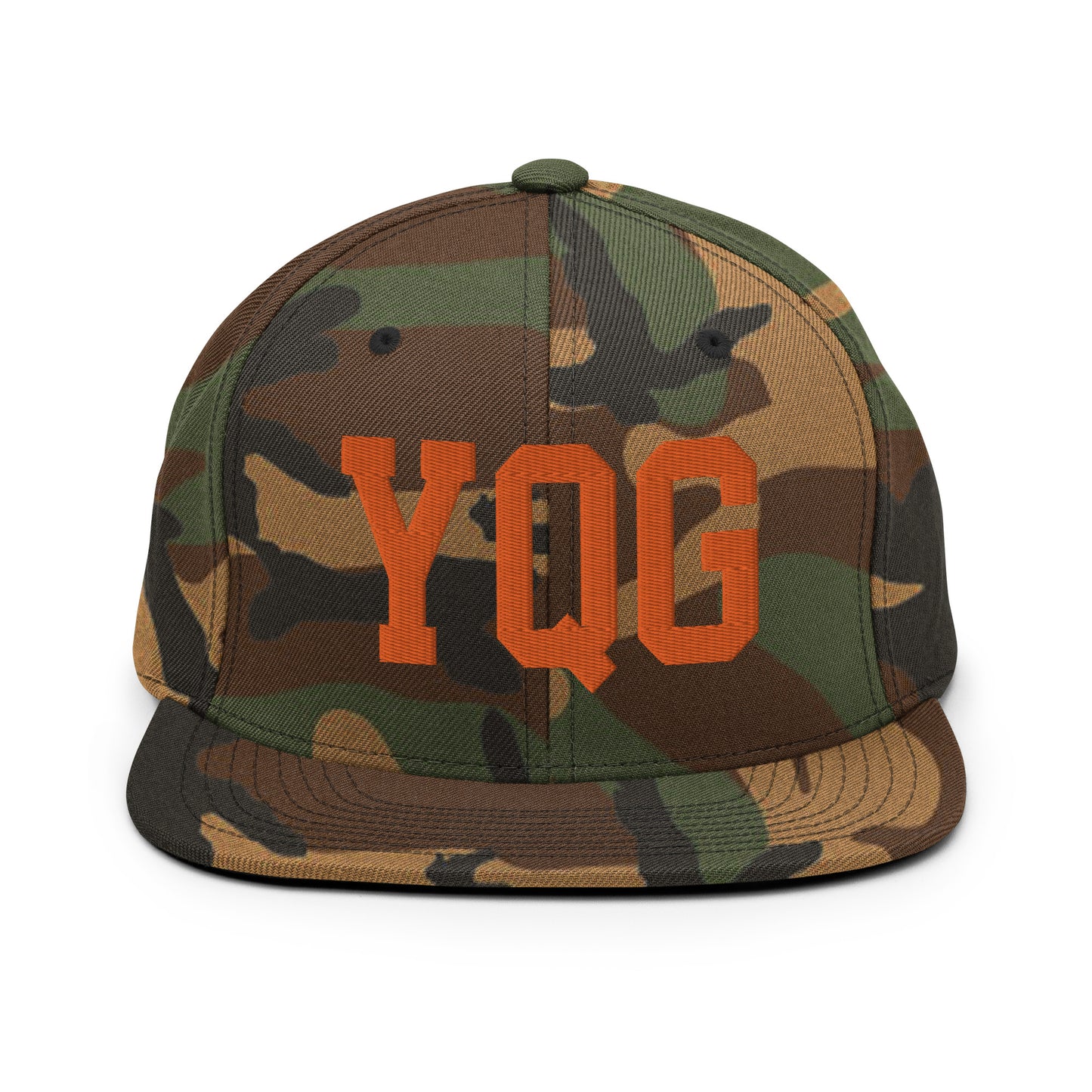 College-Style Classic Snapback Hat • Orange • YQG Windsor • YHM Designs - Image 30