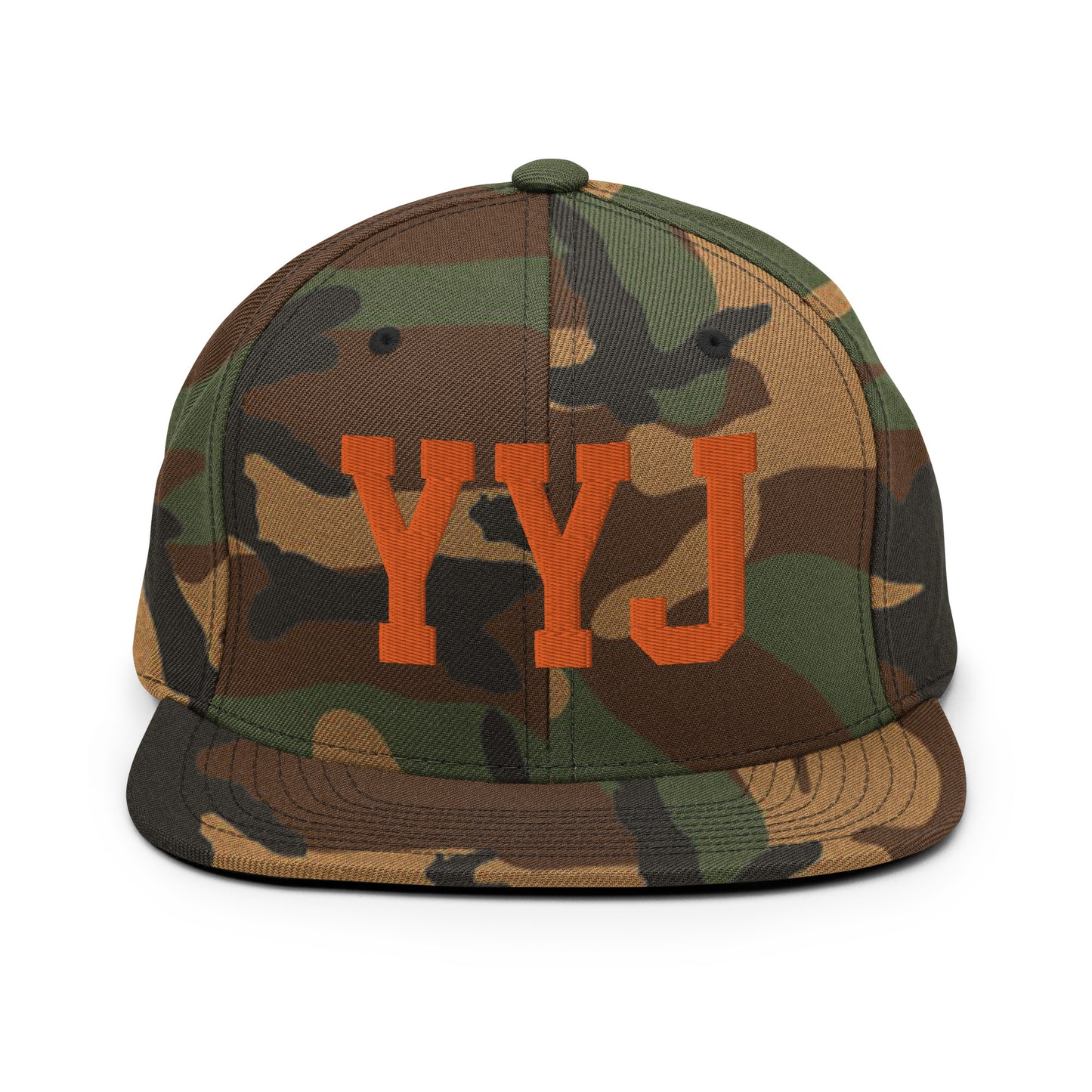 College-Style Classic Snapback Hat • Orange • YYJ Victoria • YHM Designs - Image 30