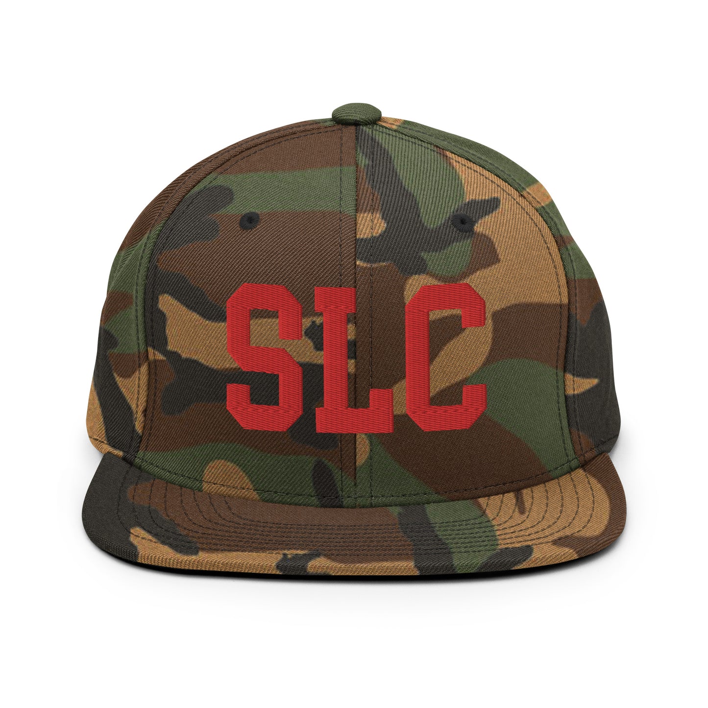 College-Style Classic Snapback Hat • Red • SLC Salt Lake City • YHM Designs - Image 27