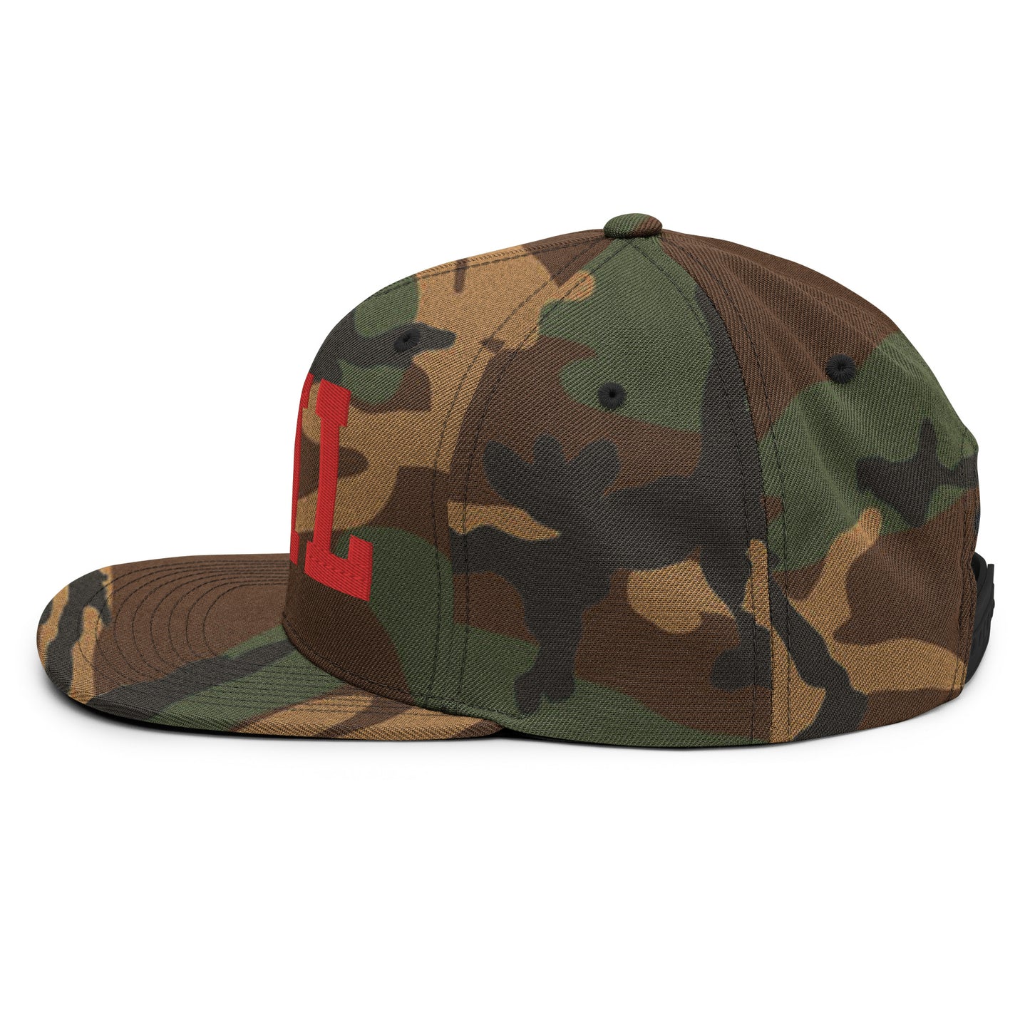 College-Style Classic Snapback Hat • Red • MNL Manila • YHM Designs - Image 30