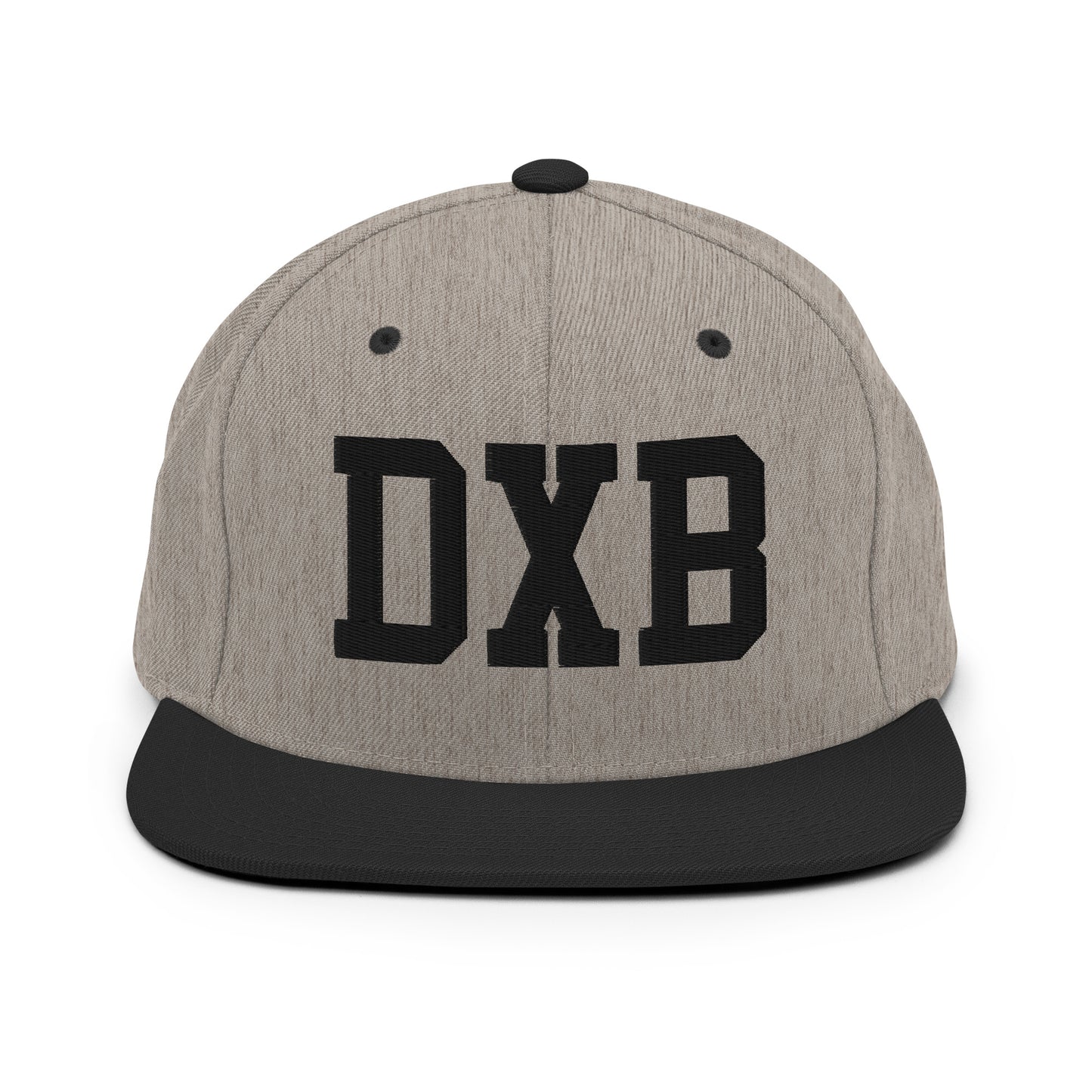 College-Style Classic Snapback Hat • Black • DXB Dubai • YHM Designs - Image 23