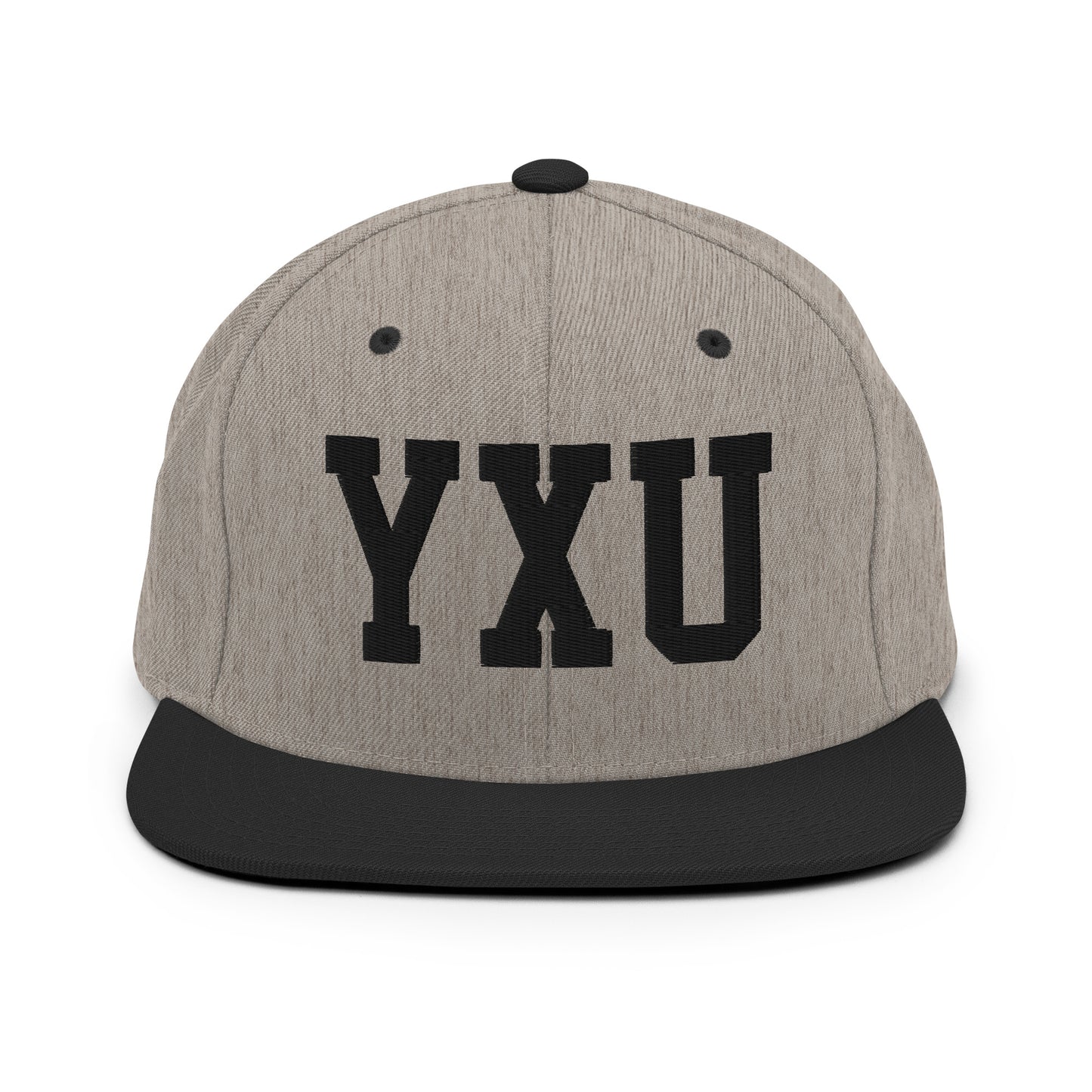College-Style Classic Snapback Hat • Black • YXU London Souvenir • YHM Designs - Image 23