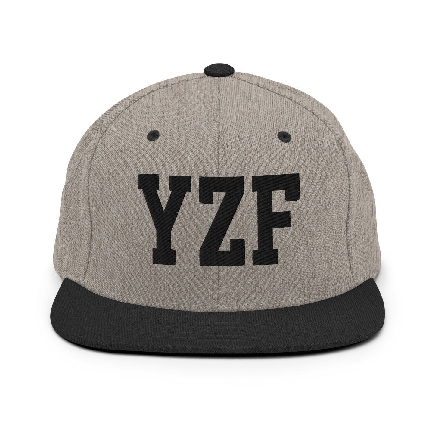 College-Style Classic Snapback Hat • Black • YZF Yellowknife Souvenir • YHM Designs - Image 23