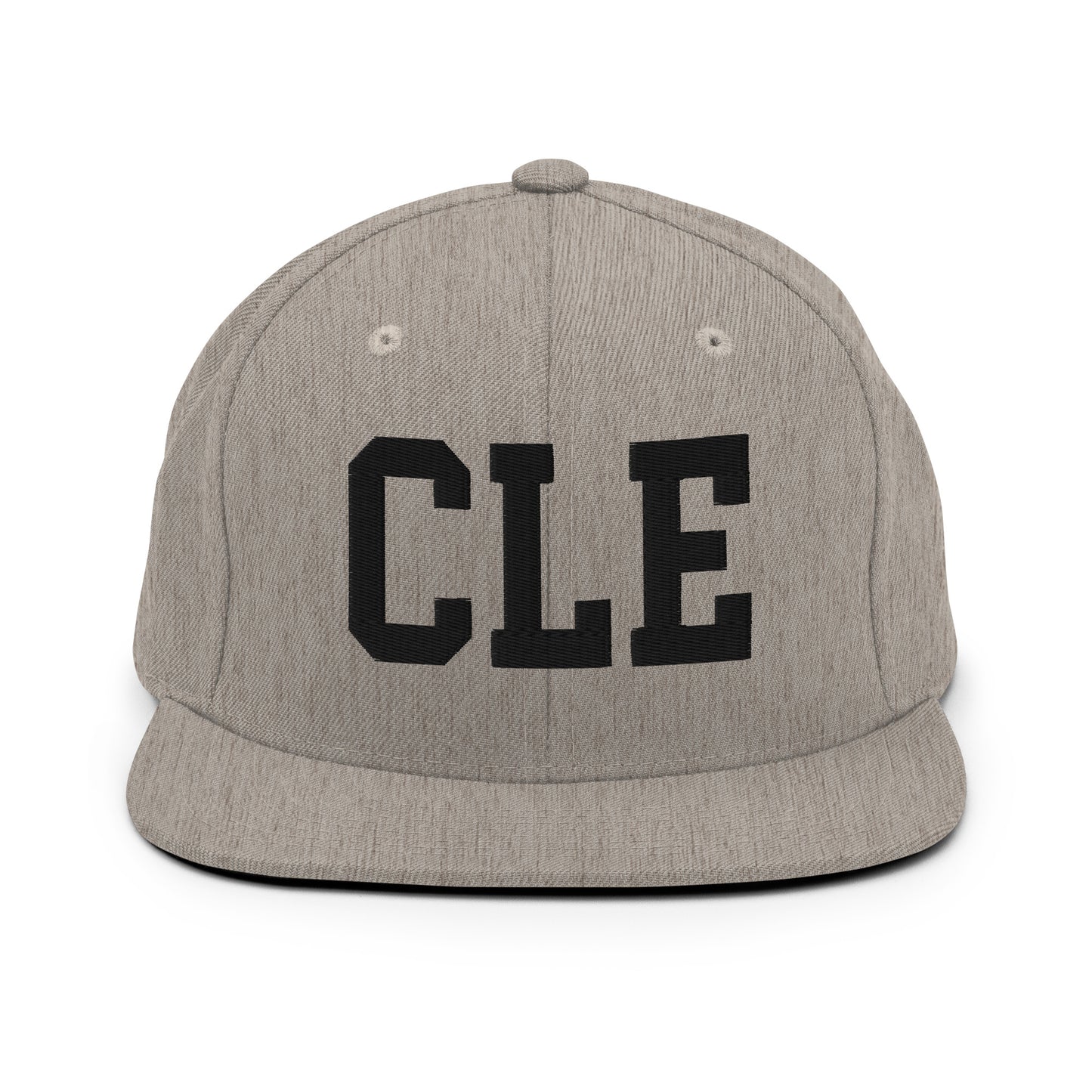 College-Style Classic Snapback Hat • Black • CLE Cleveland Souvenir • YHM Designs - Image 27