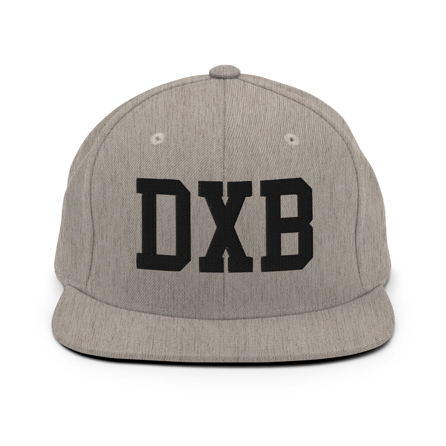 College-Style Classic Snapback Hat • Black • DXB Dubai • YHM Designs - Image 27