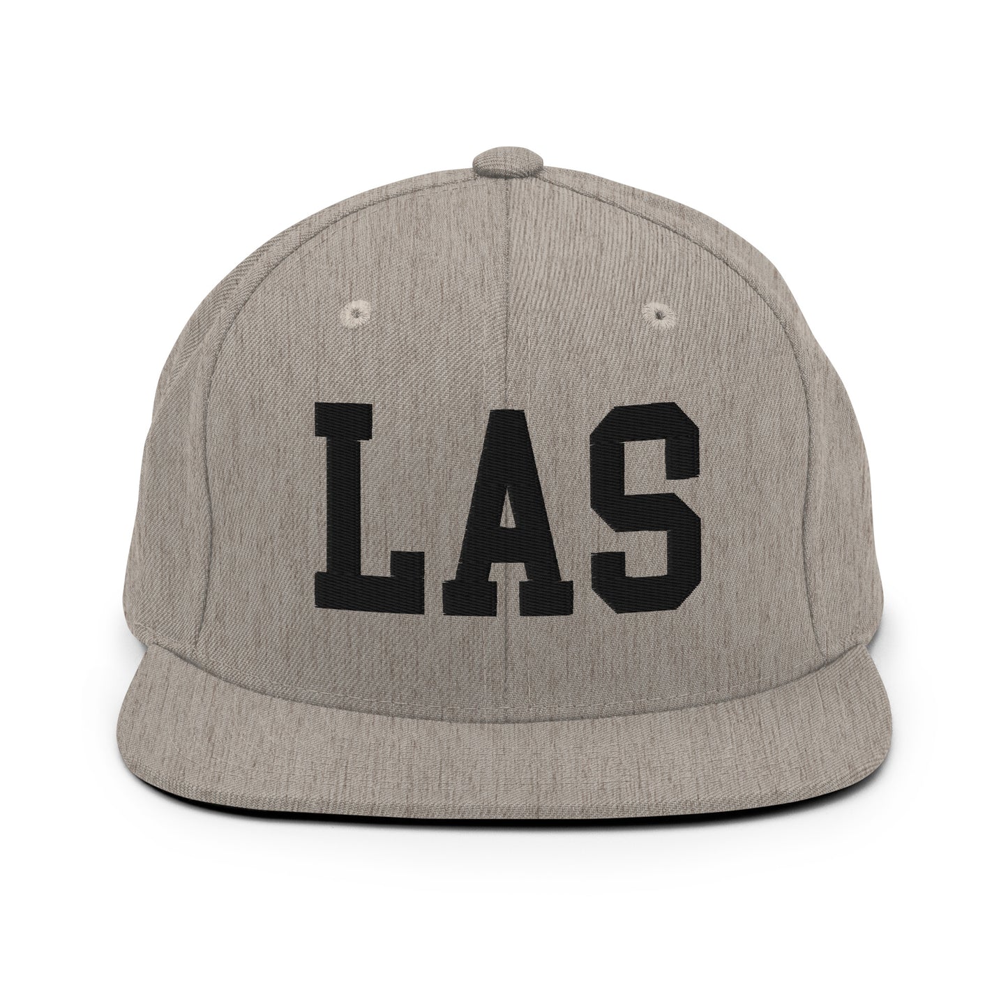 College-Style Classic Snapback Hat • Black • LAS Las Vegas • YHM Designs - Image 27