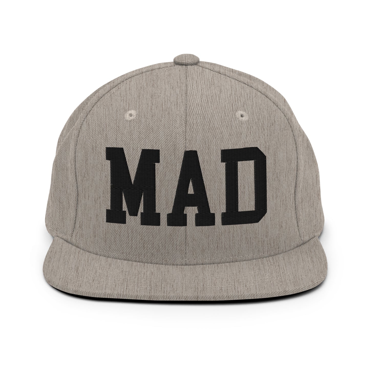 College-Style Classic Snapback Hat • Black • MAD Madrid • YHM Designs - Image 27
