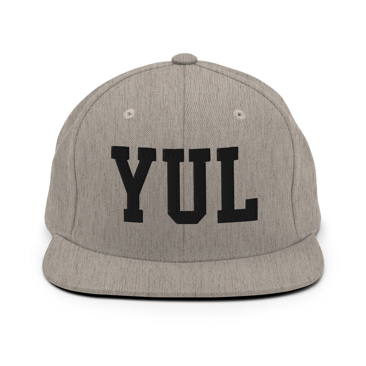 College-Style Classic Snapback Hat • Black • YUL Montreal Souvenir • YHM Designs - Image 27