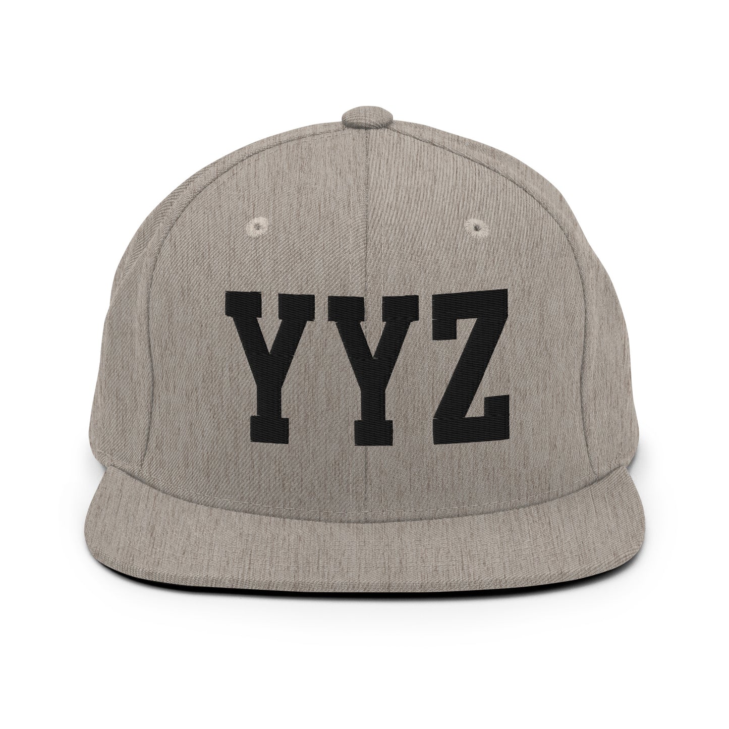 College-Style Classic Snapback Hat • Black • YYZ Toronto Souvenir • YHM Designs - Image 27