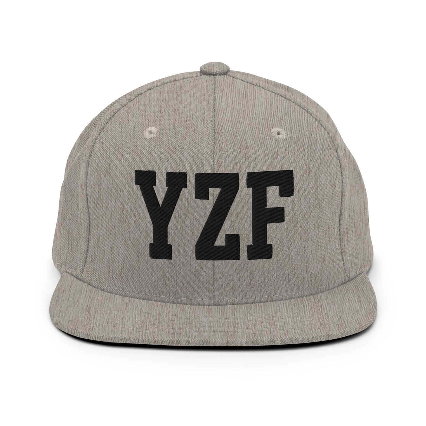 College-Style Classic Snapback Hat • Black • YZF Yellowknife Souvenir • YHM Designs - Image 27