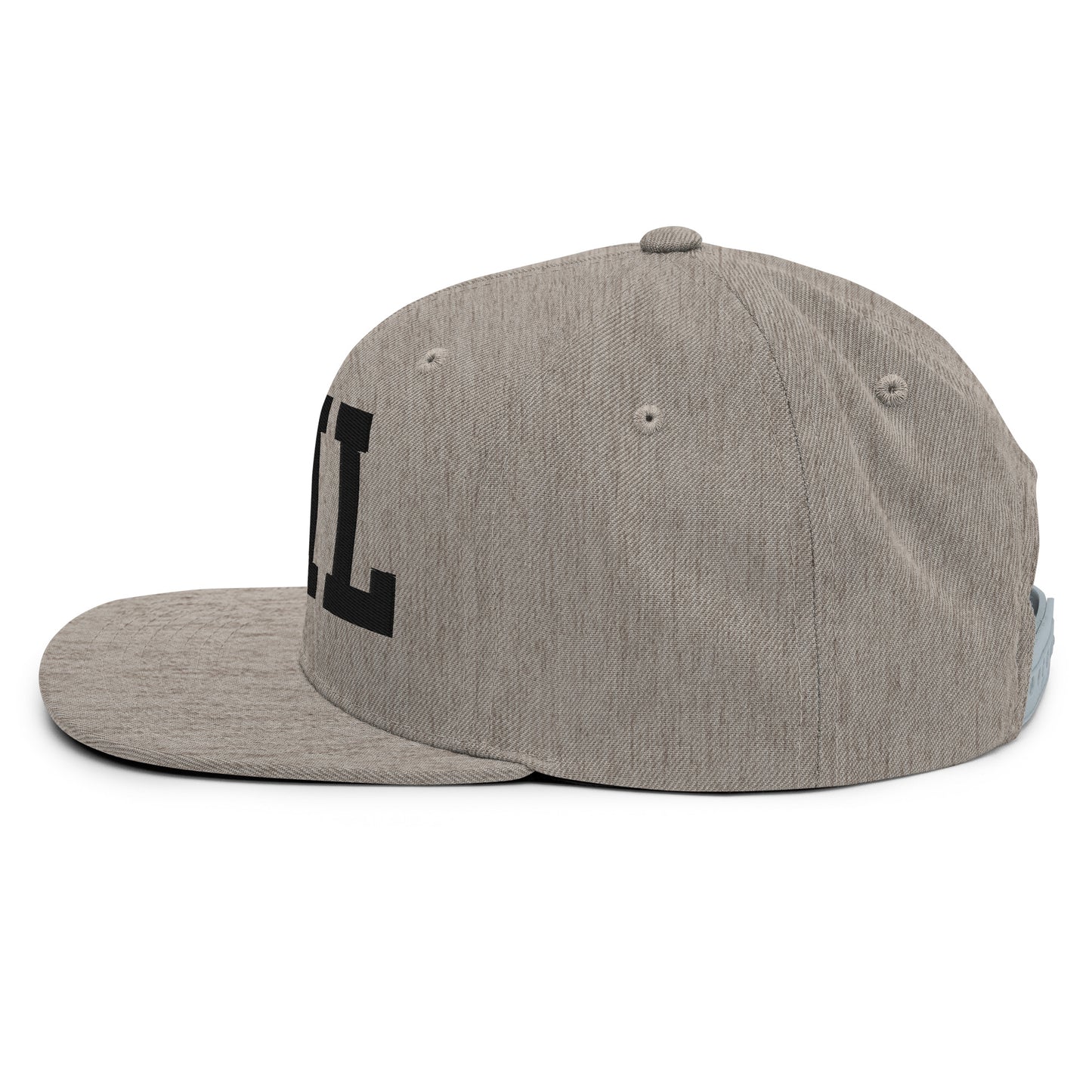 College-Style Classic Snapback Hat • Black • MNL Manila • YHM Designs - Image 30