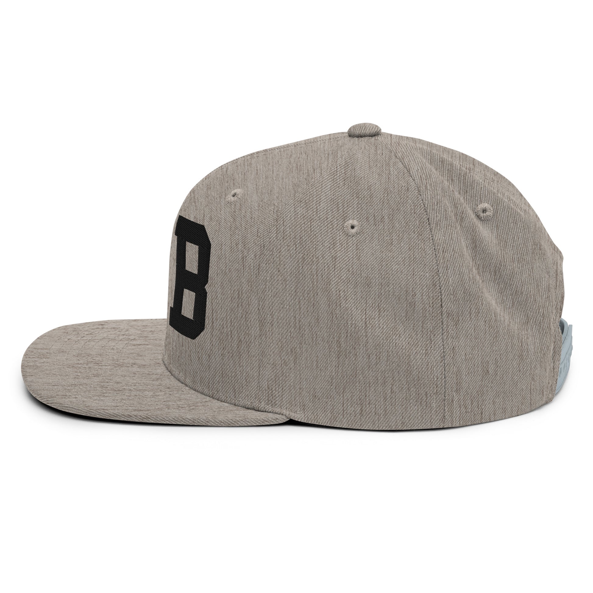College-Style Classic Snapback Hat • Black • YFB Iqaluit Souvenir • YHM Designs - Image 30