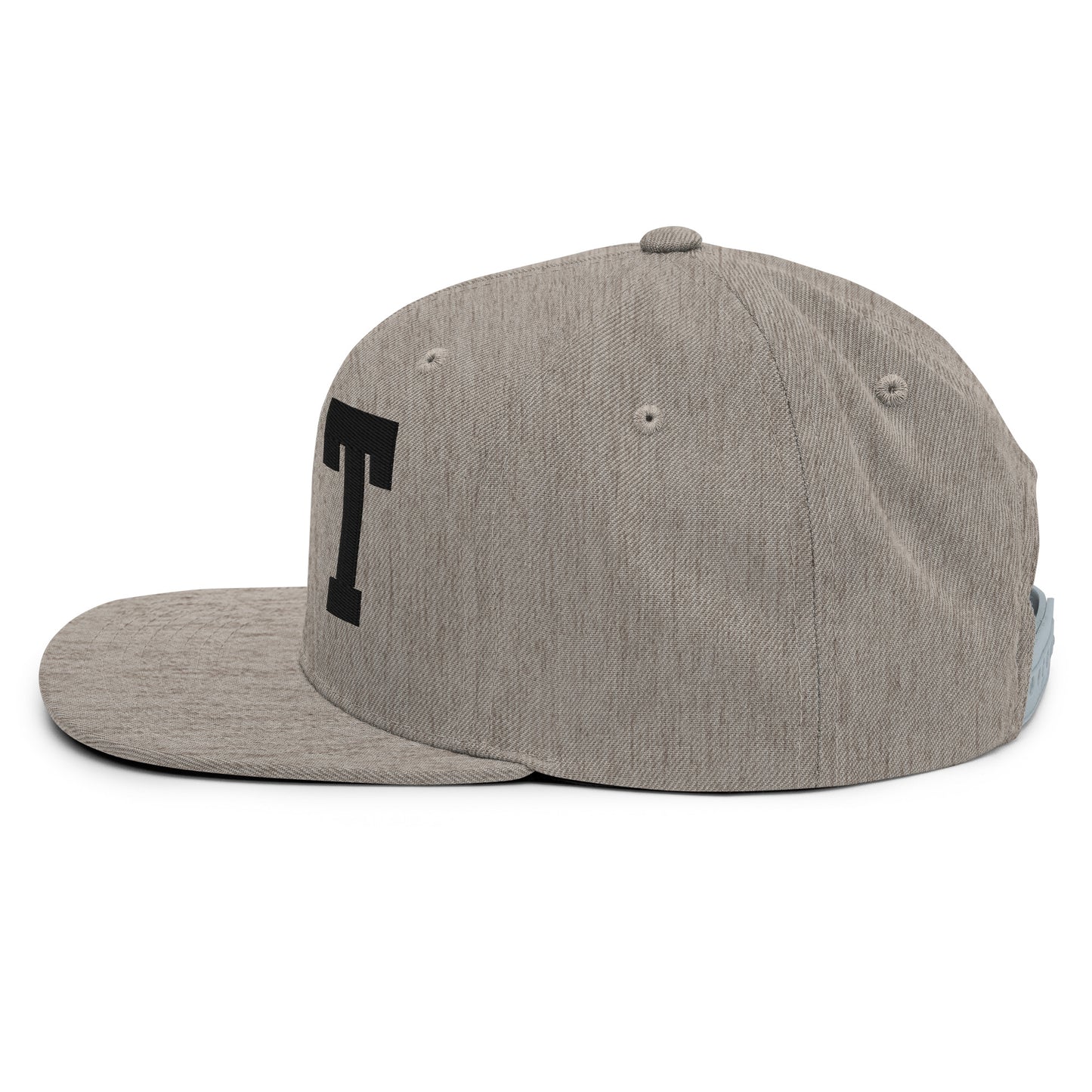 College-Style Classic Snapback Hat • Black • YYT St. John's • YHM Designs - Image 30