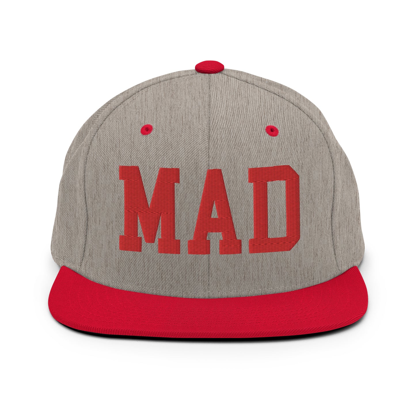 College-Style Classic Snapback Hat • Red • MAD Madrid • YHM Designs - Image 31
