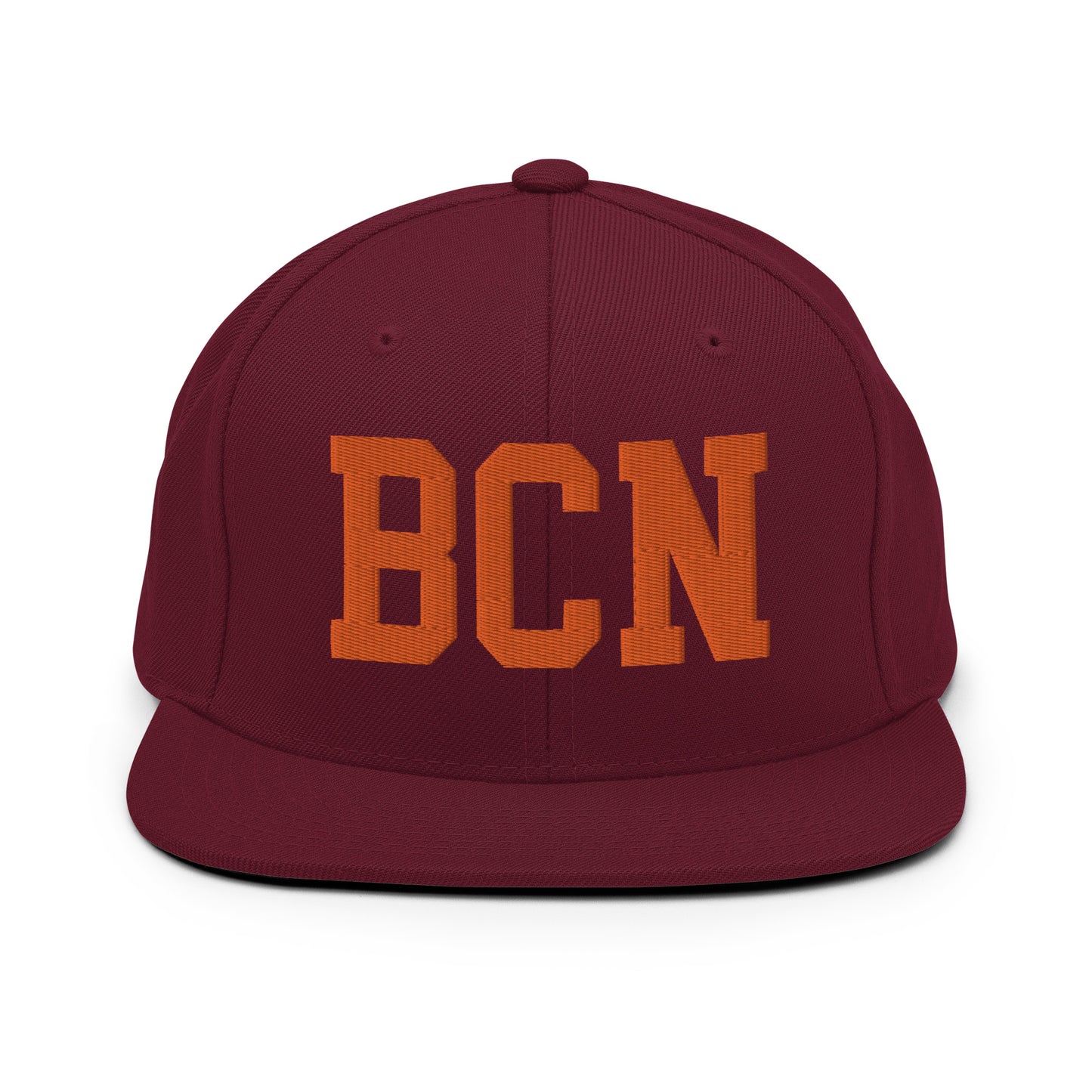 College-Style Classic Snapback Hat • Orange • BCN Barcelona • YHM Designs - Image 11