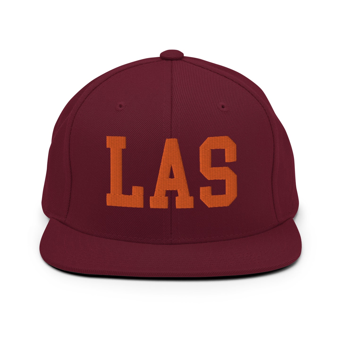 College-Style Classic Snapback Hat • Orange • LAS Las Vegas • YHM Designs - Image 11