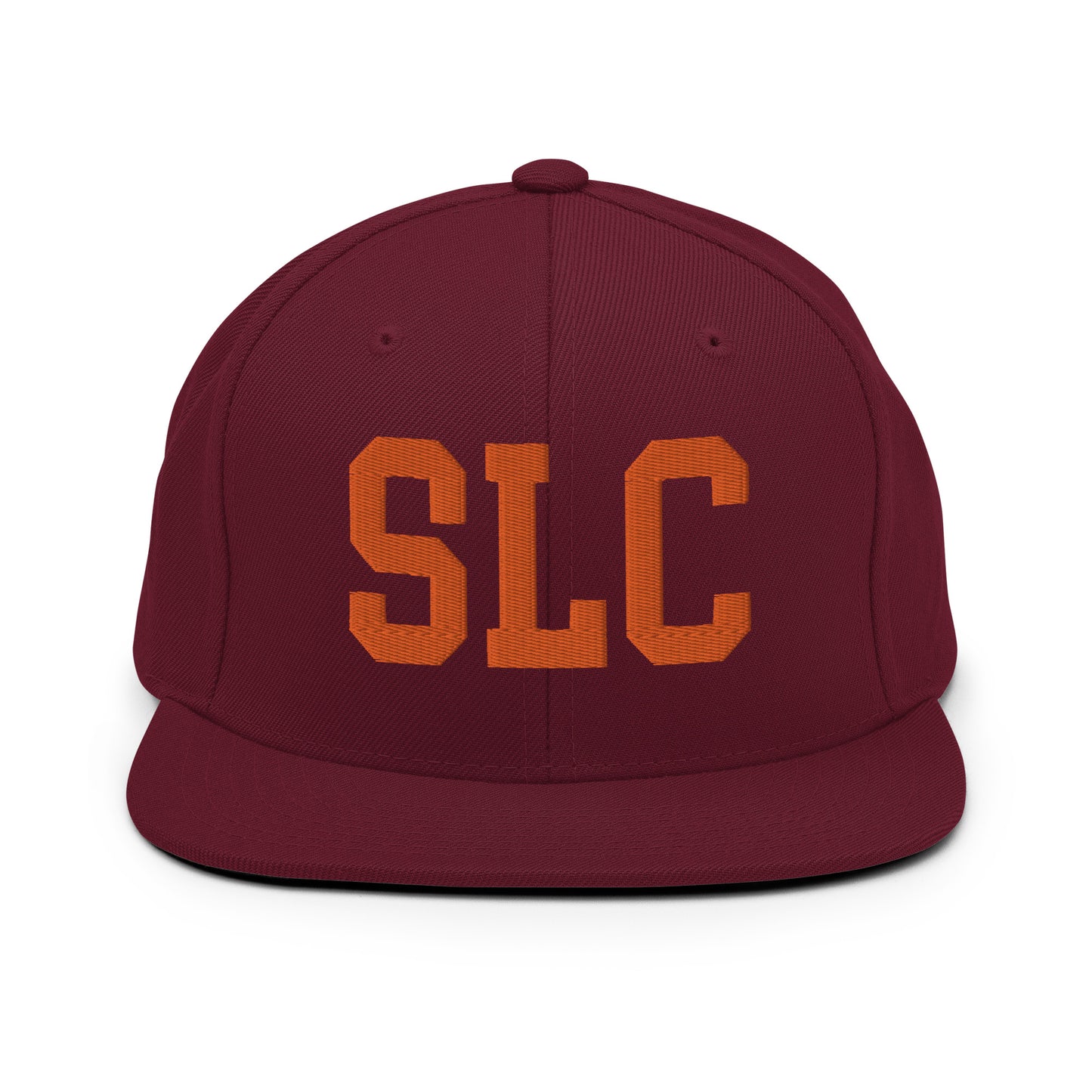 College-Style Classic Snapback Hat • Orange • SLC Salt Lake City • YHM Designs - Image 11