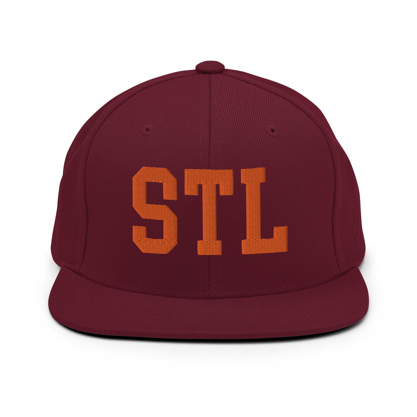 College-Style Classic Snapback Hat • Orange • STL St. Louis • YHM Designs - Image 11