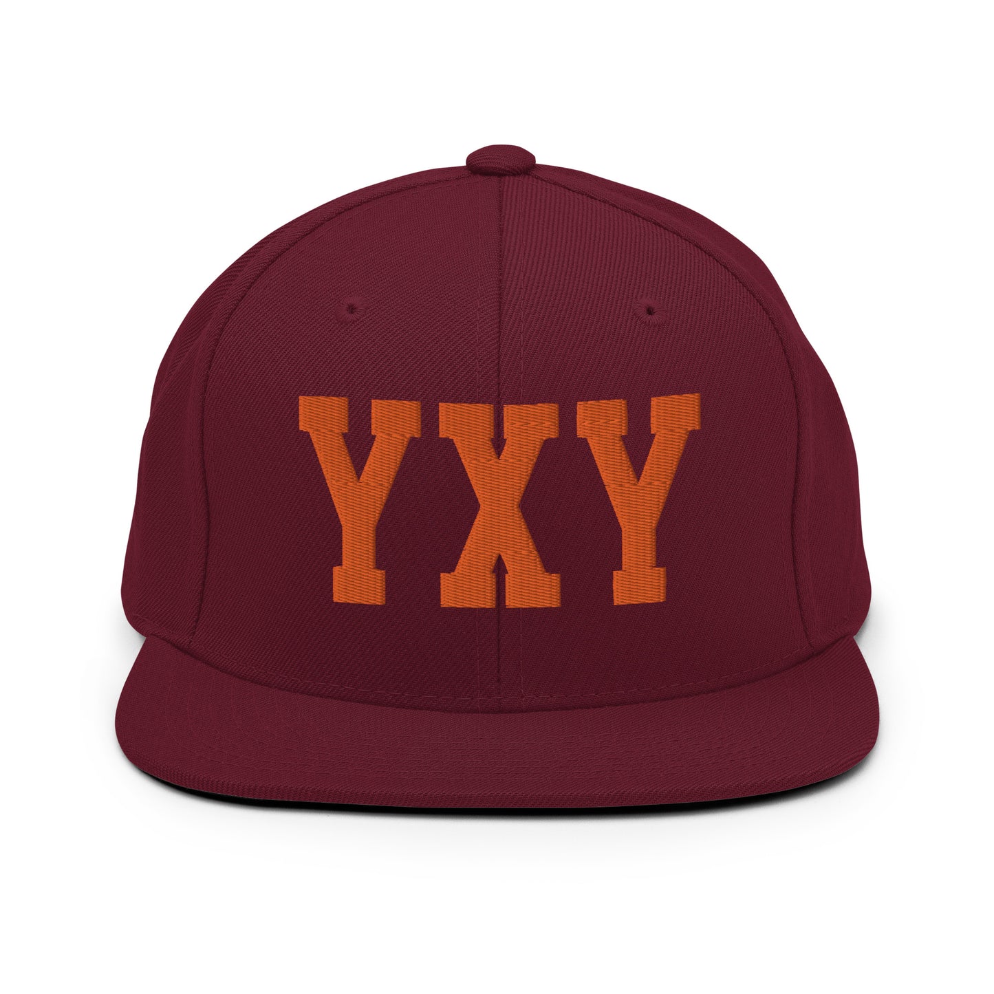 College-Style Classic Snapback Hat • Orange • YXY Whitehorse • YHM Designs - Image 11