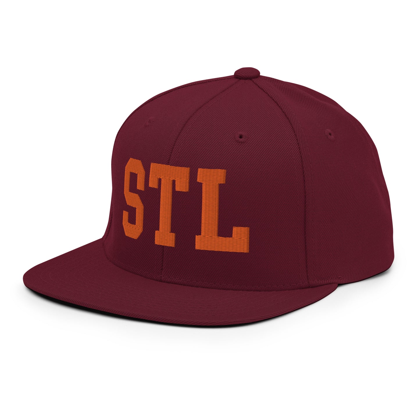 College-Style Classic Snapback Hat • Orange • STL St. Louis • YHM Designs - Image 13
