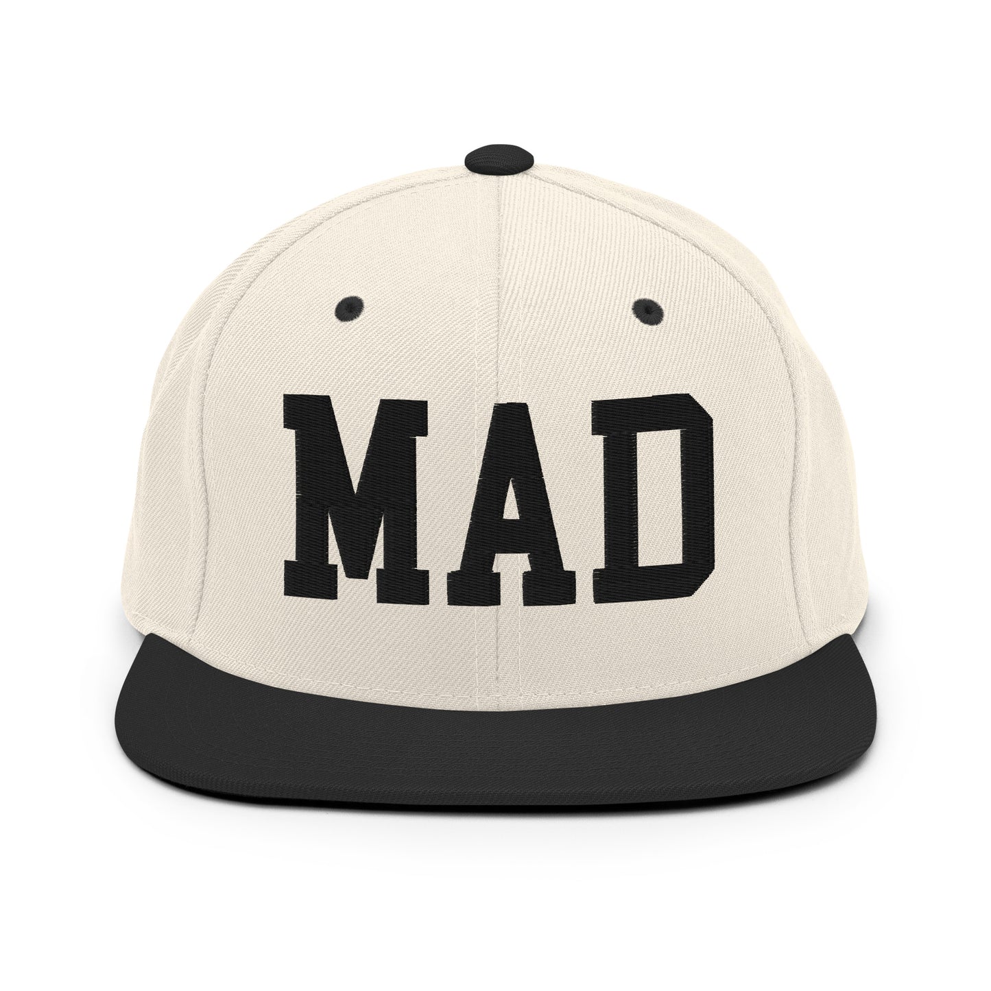 College-Style Classic Snapback Hat • Black • MAD Madrid • YHM Designs - Image 31