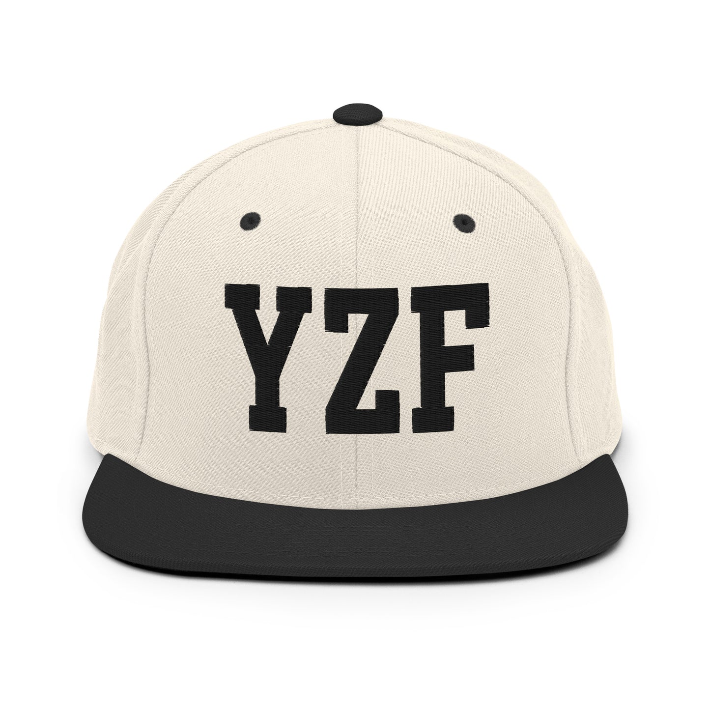 College-Style Classic Snapback Hat • Black • YZF Yellowknife Souvenir • YHM Designs - Image 31
