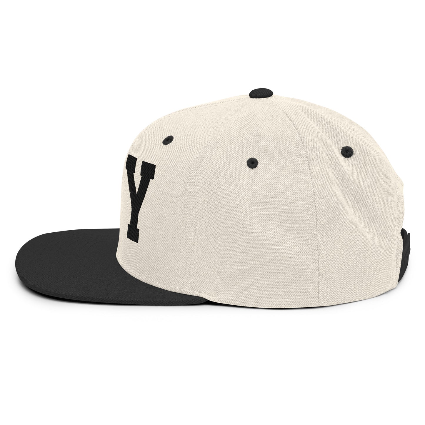 College-Style Classic Snapback Hat • Black • YXY Whitehorse Souvenir • YHM Designs - Image 33