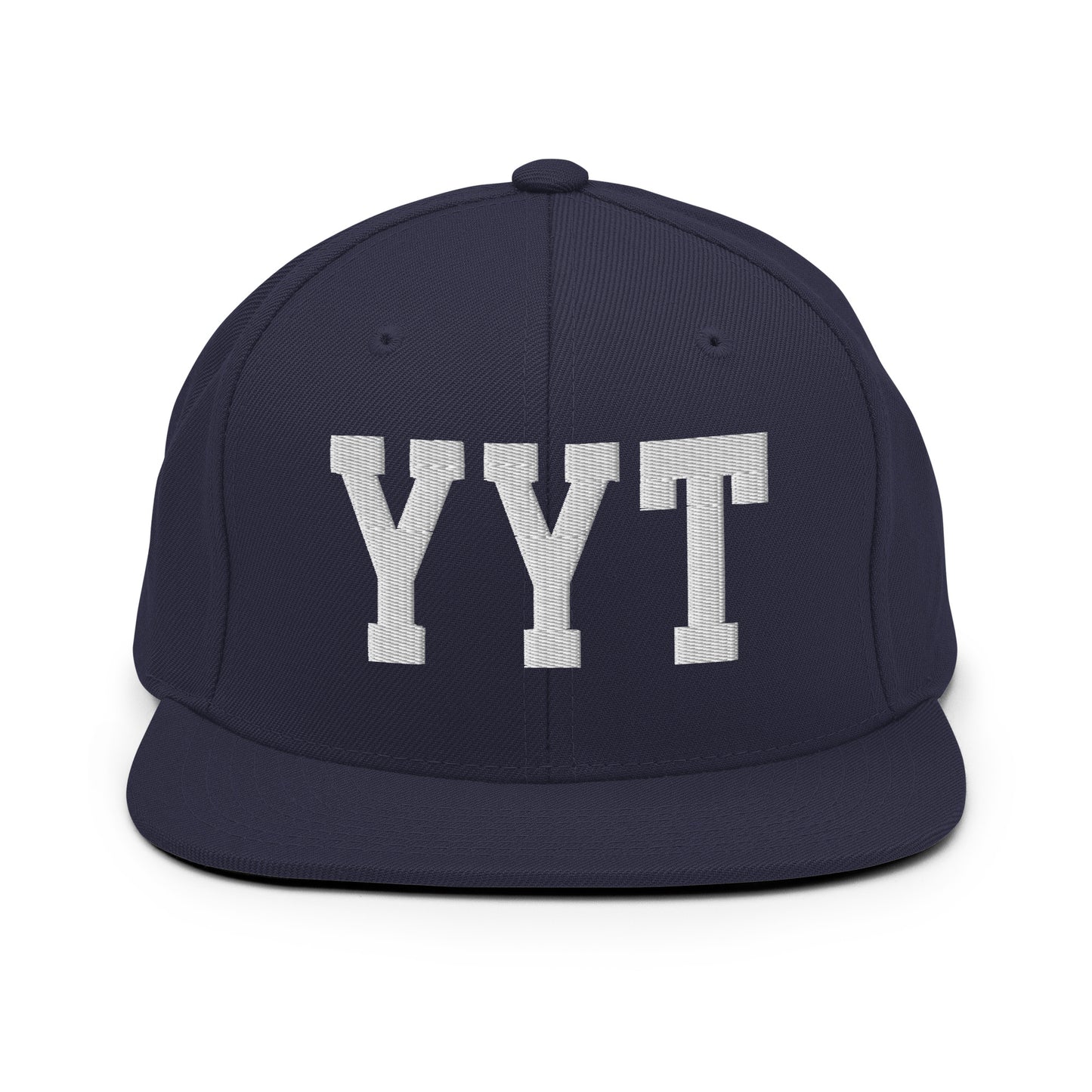 College-Style Classic Snapback Hat • White • YYT St. John's Souvenir • YHM Designs - Image 15