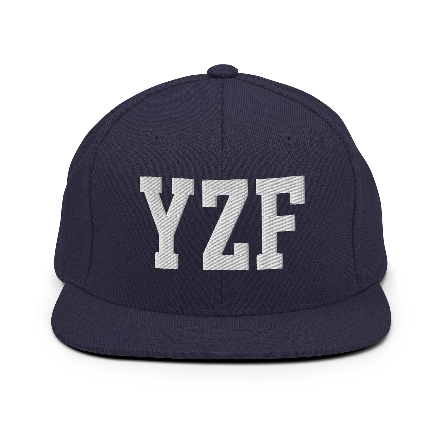 College-Style Classic Snapback Hat • White • YZF Yellowknife Souvenir • YHM Designs - Image 15