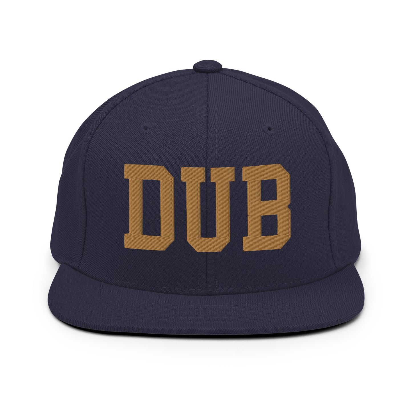 College-Style Classic Snapback Hat • Old Gold • DUB Dublin Souvenir • YHM Designs - Image 14