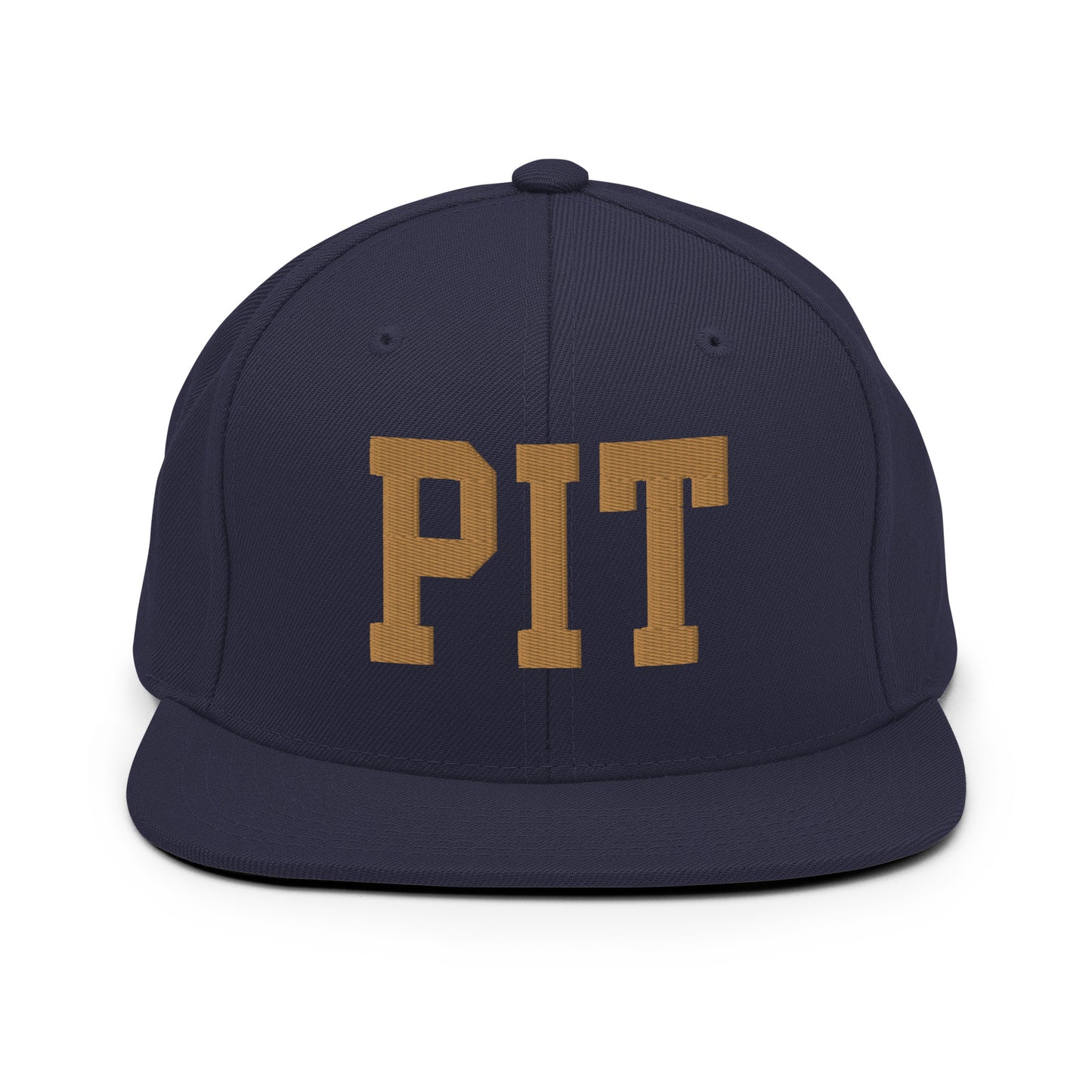 College-Style Classic Snapback Hat • Old Gold • PIT Pittsburgh Souvenir • YHM Designs - Image 14
