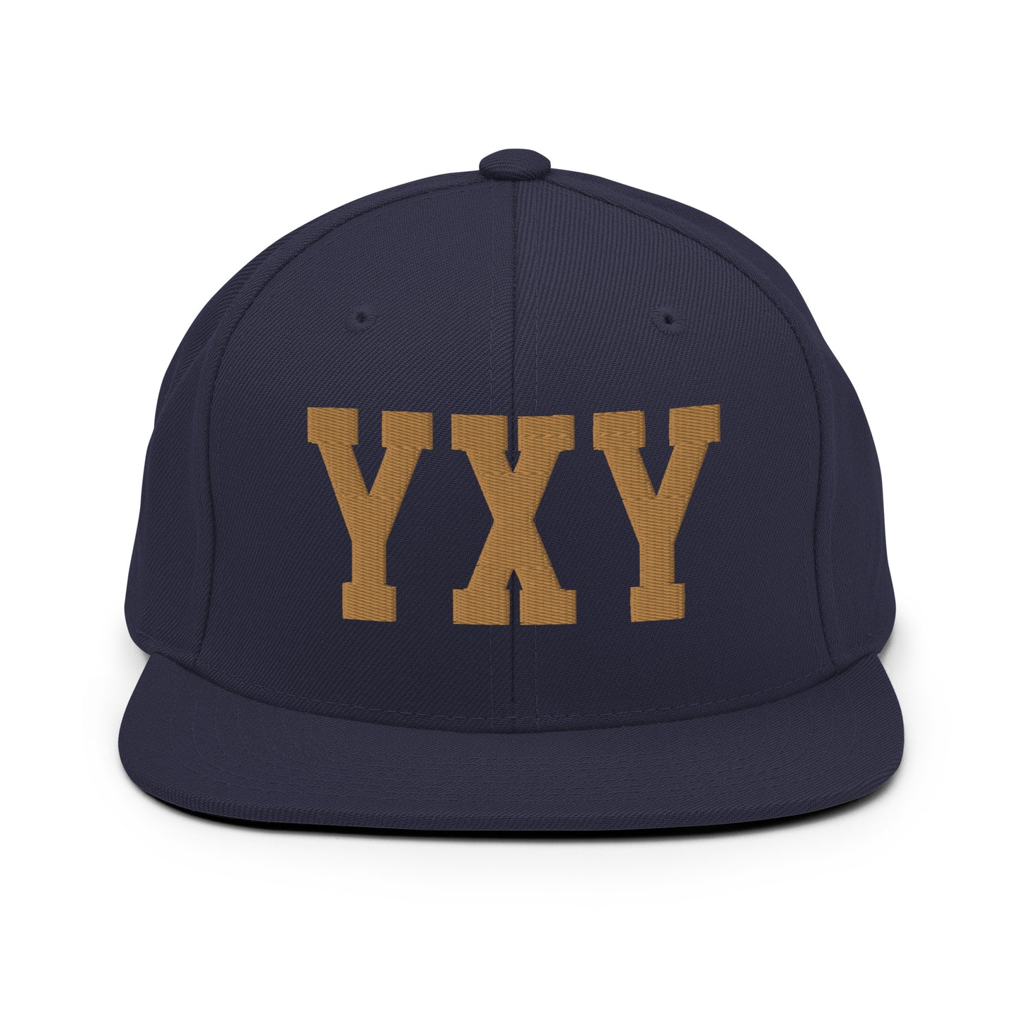 College-Style Classic Snapback Hat • Old Gold • YXY Whitehorse Souvenir • YHM Designs - Image 14
