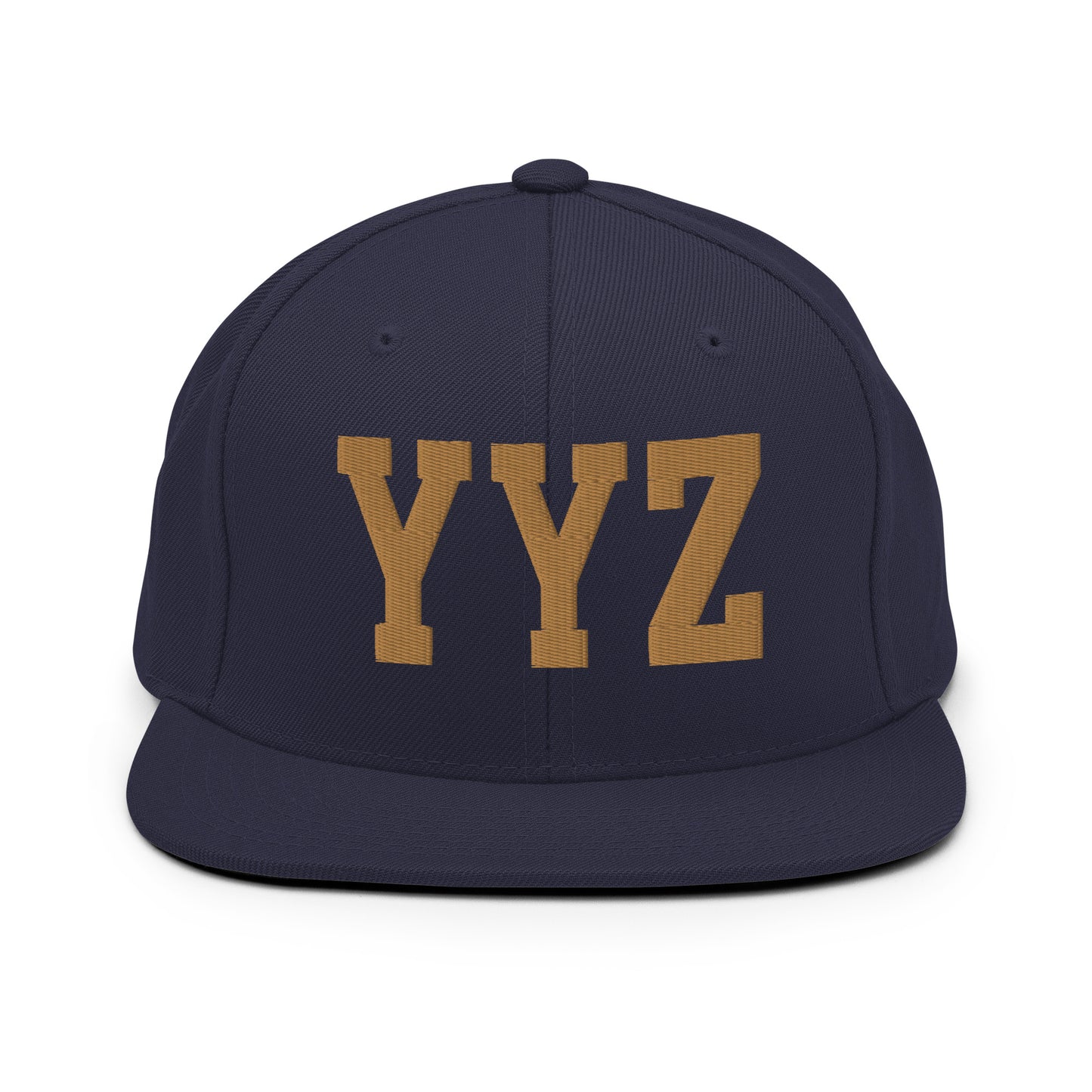 College-Style Classic Snapback Hat • Old Gold • YYZ Toronto Souvenir • YHM Designs - Image 14