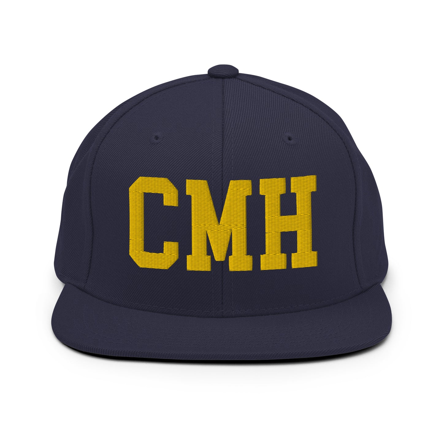 College-Style Classic Snapback Hat • Gold • CMH Columbus • YHM Designs - Image 11