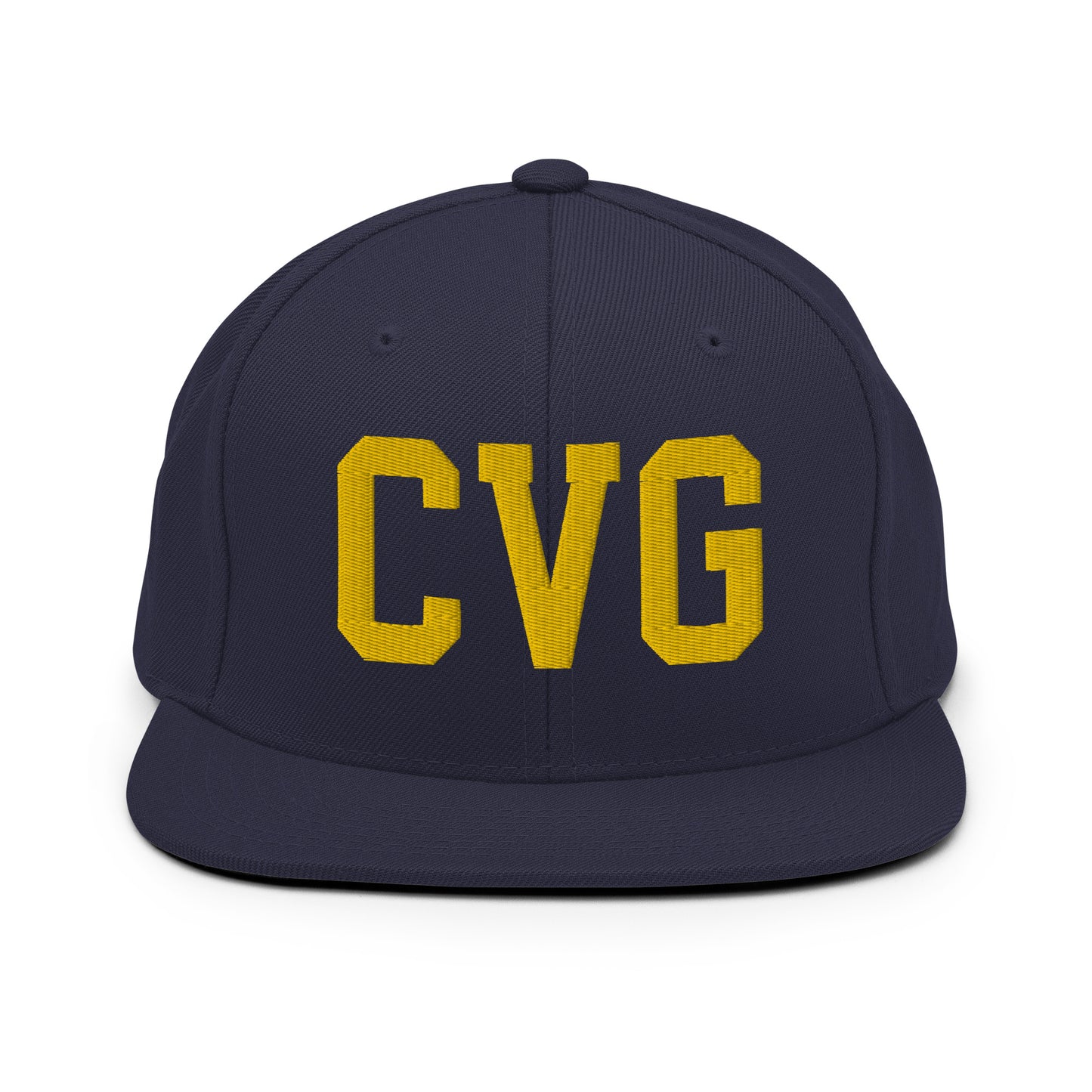 College-Style Classic Snapback Hat • Gold • CVG Cincinnati • YHM Designs - Image 11