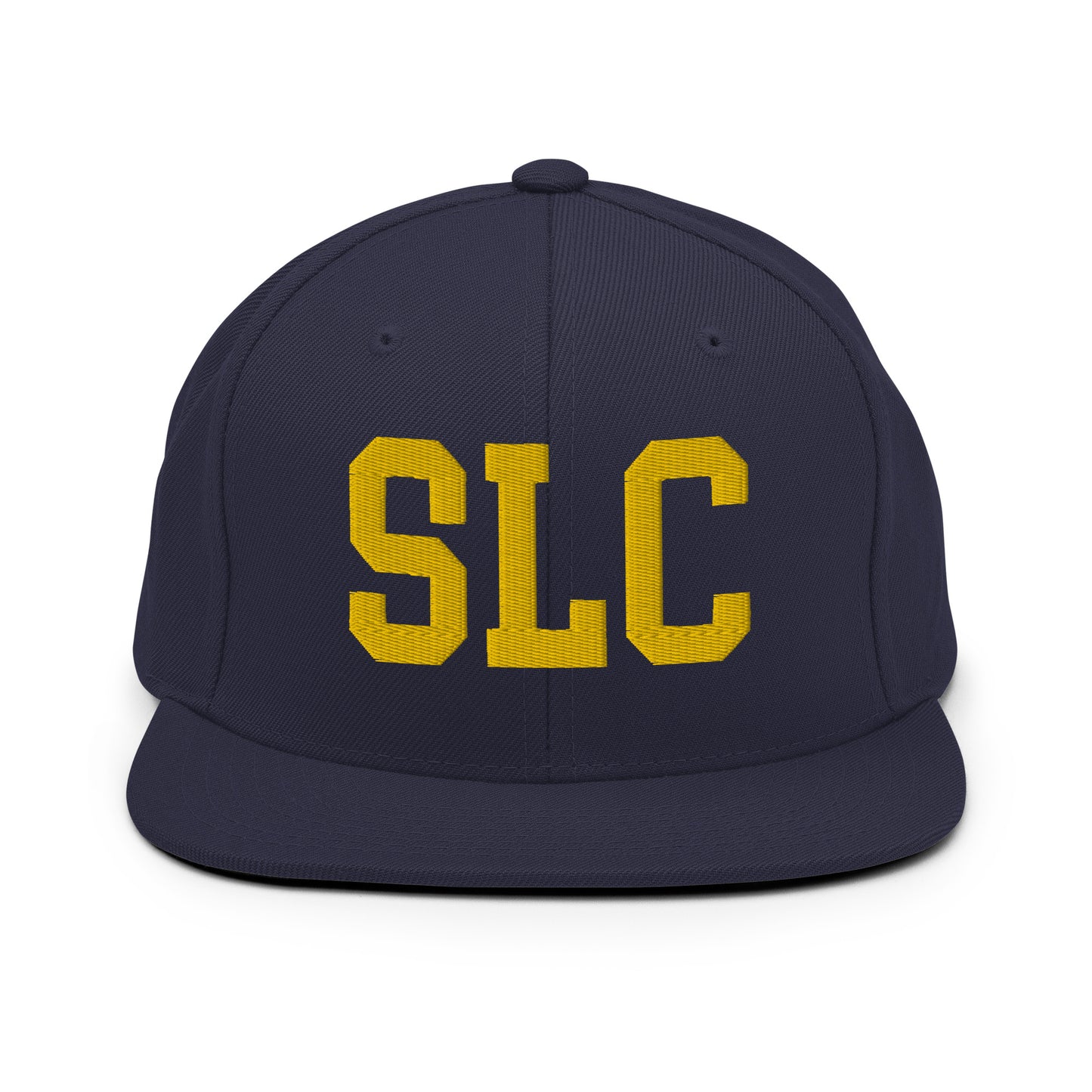 College-Style Classic Snapback Hat • Gold • SLC Salt Lake City • YHM Designs - Image 11