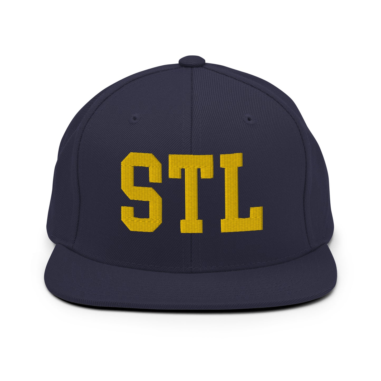 College-Style Classic Snapback Hat • Gold • STL St. Louis • YHM Designs - Image 11