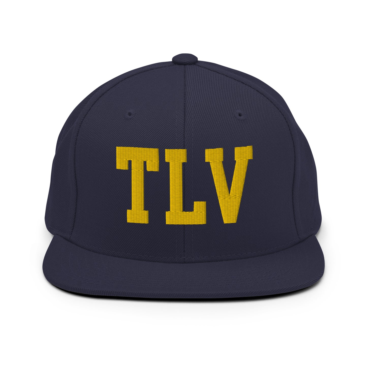 College-Style Classic Snapback Hat • Gold • TLV Tel Aviv • YHM Designs - Image 11