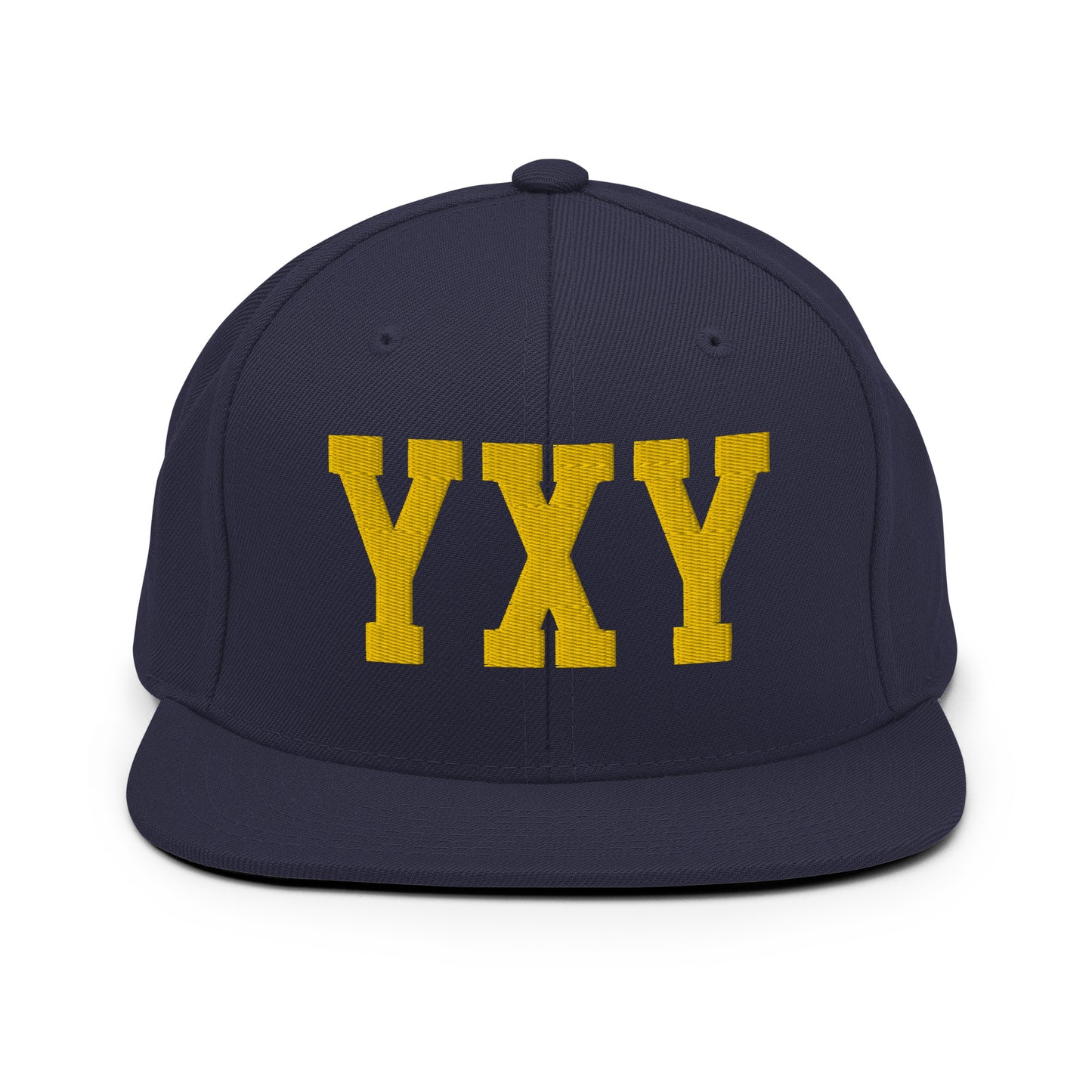 College-Style Classic Snapback Hat • Gold • YXY Whitehorse • YHM Designs - Image 11