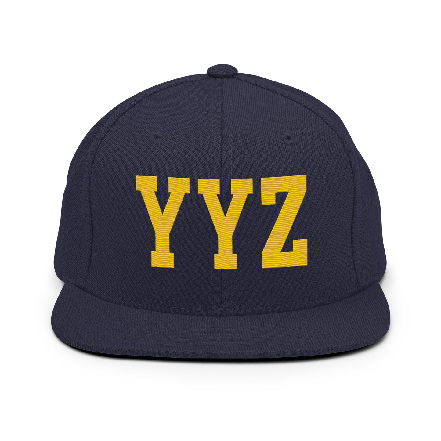 College-Style Classic Snapback Hat • Gold • YYZ Toronto • YHM Designs - Image 11