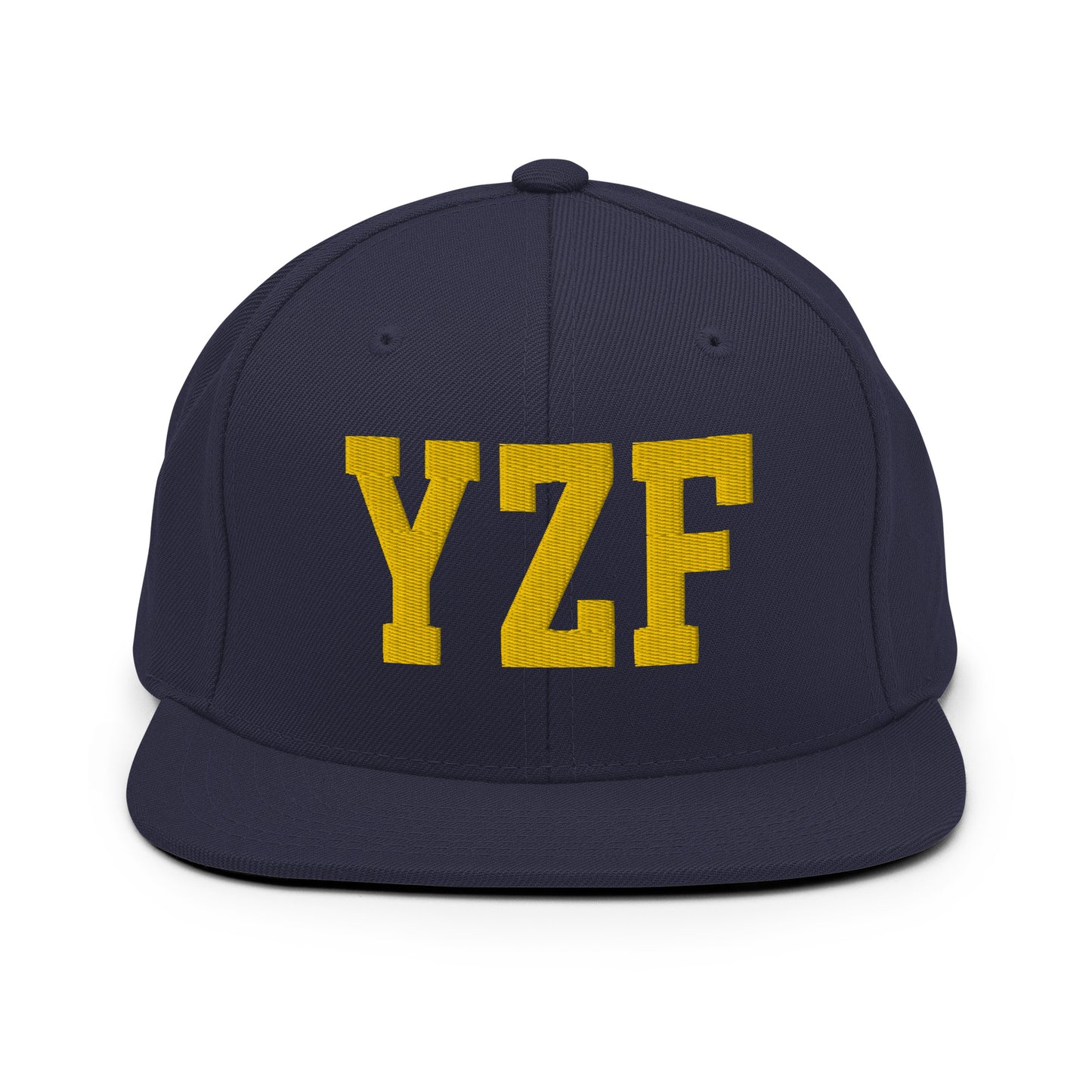 College-Style Classic Snapback Hat • Gold • YZF Yellowknife • YHM Designs - Image 11