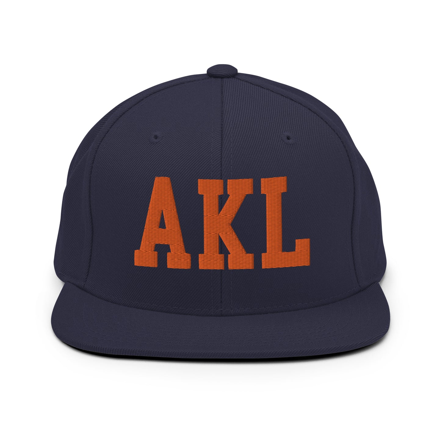 College-Style Classic Snapback Hat • Orange • AKL Auckland • YHM Designs - Image 19