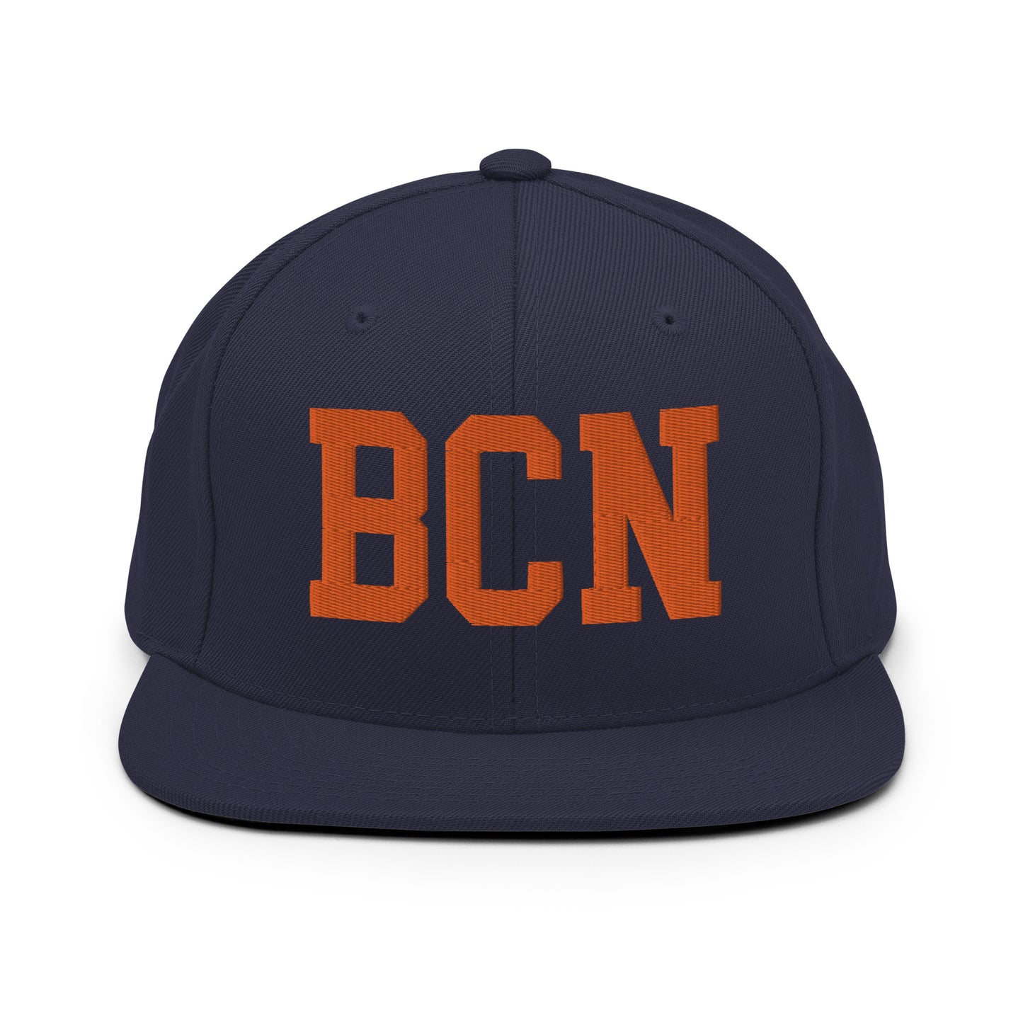 College-Style Classic Snapback Hat • Orange • BCN Barcelona • YHM Designs - Image 19